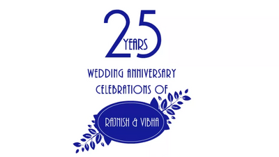 Vibha and Rajesh 25th Anniversary