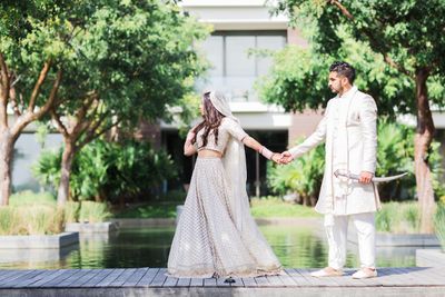 Photo Of Unique Light Pink Chura For Bride