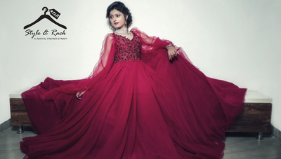 engagement dress for rent