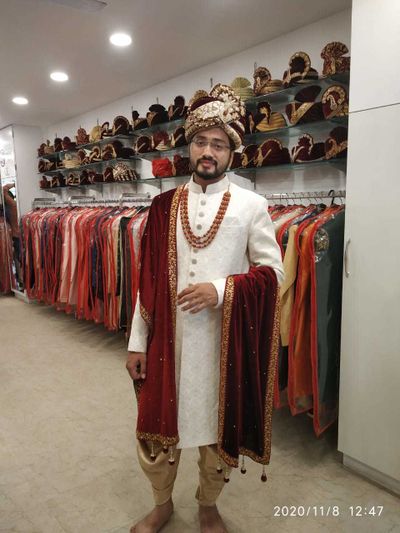 dulha sherwani on rent