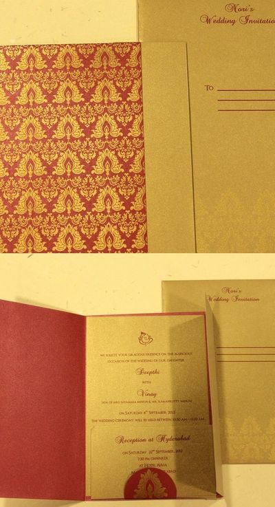 Deckle Edge - Price Reviews Wedding Cards in Hyderabad