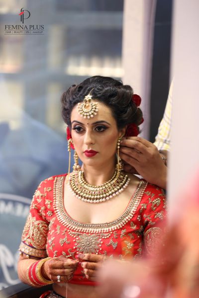 Photo of Bride Getting Ready Shot