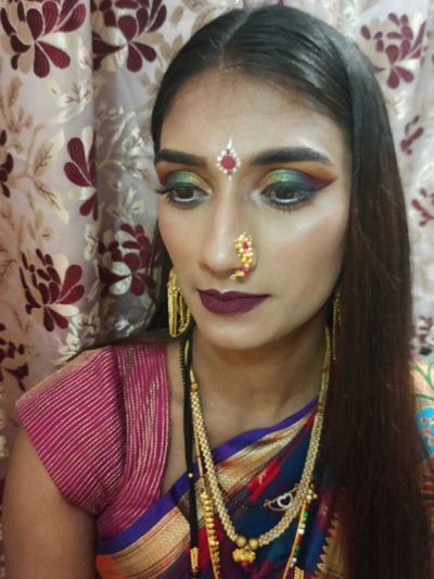 maharashtran bride makeup