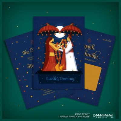 North Indian Wedding Invite