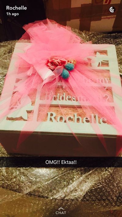 #EKshAADI ( customised bridesmaids boxes) 