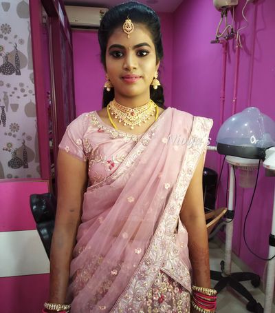 Reception Makeover done by Nivya Makeup artist Coimbatore