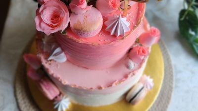 Pink Ombre Cake