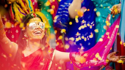 Mallika's Haldi and Mehendi Ceremony