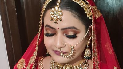 Astha's beautiful look for her wedding.