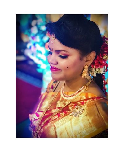 Deepti on her wedding 
