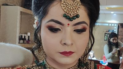 HD airbrush bridal makeup