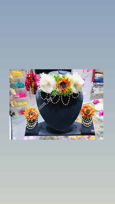 real touch artificial flower jewellry