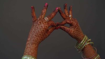 Sonali Bride Mehandi design