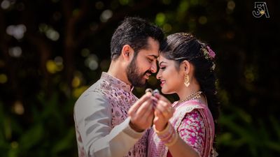 Harsha & Ankitha's Engagement Photo Shoot