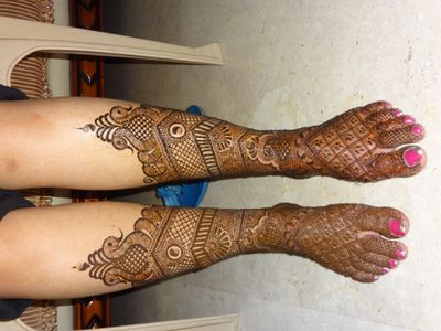 Foot Mehendi Designs