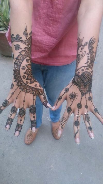 Arebic mehndi designs