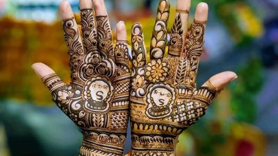 Engagement Mehandi Design