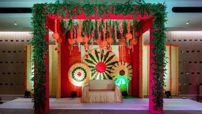 Funky Mehendi Decor - Avasa Hyderabad