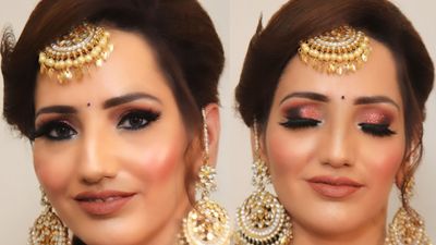 Party Makeup and latest hair styles