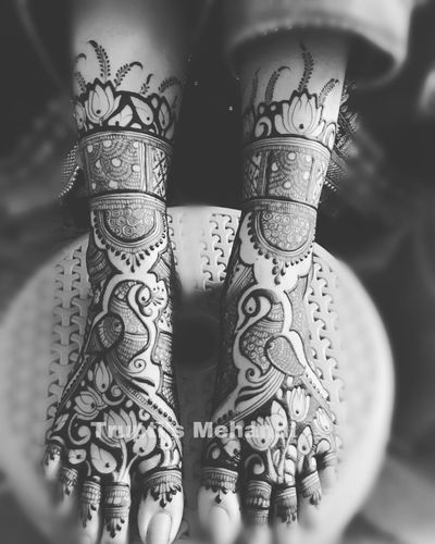 Bridal legs Mehandi 