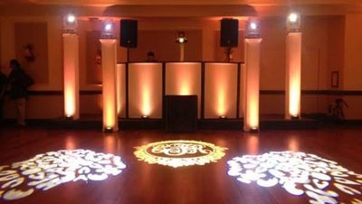 DJ Setup With Led Lights