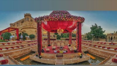 Suryagarh  Jaisalmer Wedding Decor