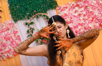 Here are the photos that proves ##HALDI can be the most exciting  yet mammading  function for your wedding