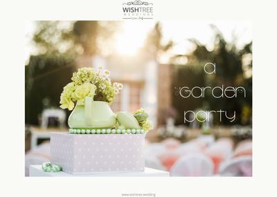 Garden Tea party theme Reception