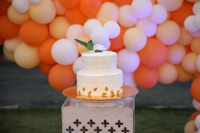 Orange Theme Baby Shower