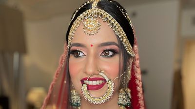 Vaishali’s bridal look