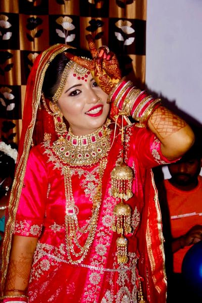 amisha  bridal makeup