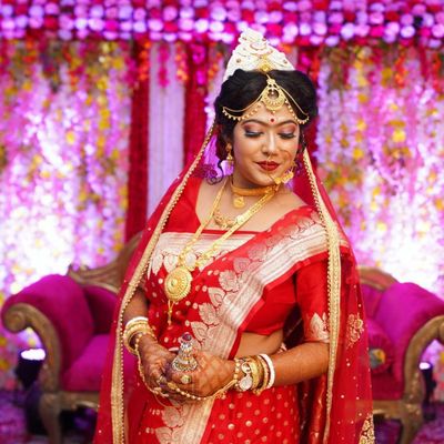 Beautiful Annesha Bengali Bride HD Makeup