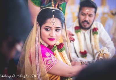 sneha  wedding/ reception makeup looks