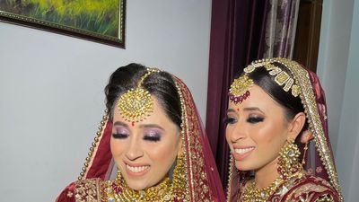 Sisters Bride together