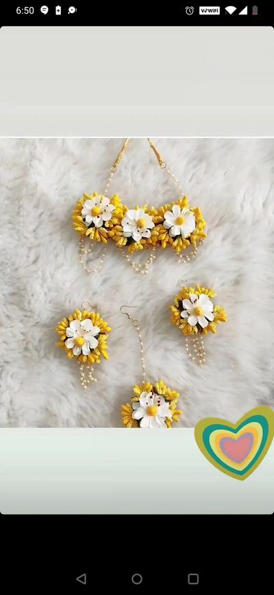 floral jewellery