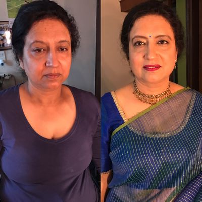 Puneet Aunty - groom's mother on sangeet 
