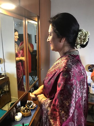 Puneet Aunty - groom's mother on wedding 