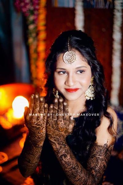 MEHENDI MAKEUP LOOK