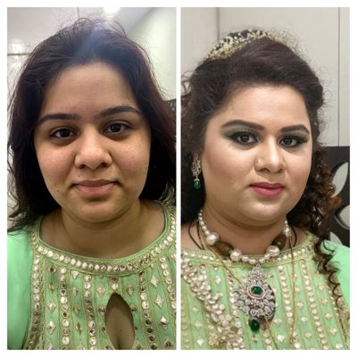 sangeet /cocktail/haldi/Mehandi look