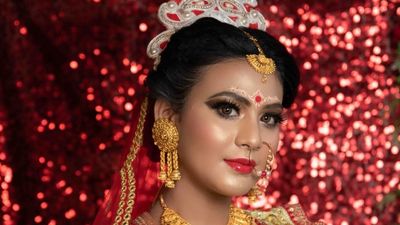 Royal Bengali Bride HD Makeup