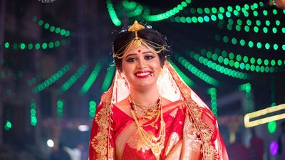 Beautiful bride Priyanka on her big day