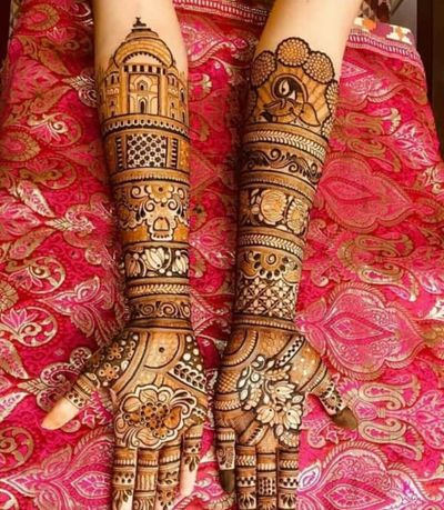 marvadi mehandi design