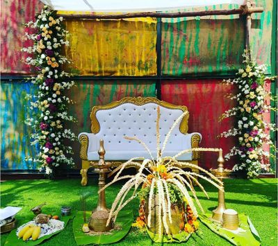 Hindu Wedding Engagement Decors