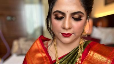 Dhanashree Pimple Engagement look 