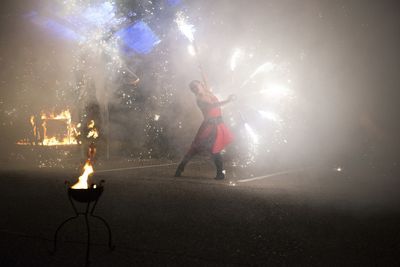 International Fire dancers