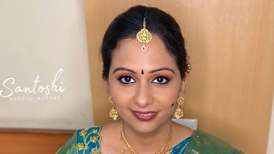 Pre wedding reception follow by midnight Muhurtham - Sruthi - HD makeup look for Sruthi 