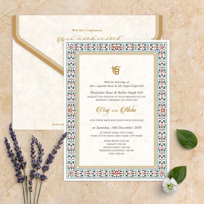 Punjabi / Sikh Wedding Invitations
