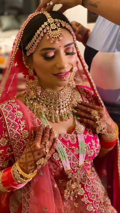 Pooja’s bridal makeup 