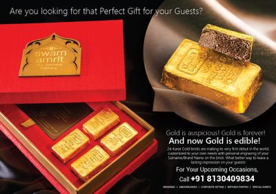 24-Karat Edible Gold Bricks