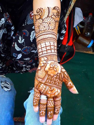 wedding mehandi design